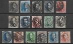 België 1849 - België nummers 1 t/m 16 - OBP, Postzegels en Munten, Gestempeld