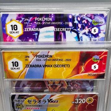 [X2 Zaraora] Secret Rare Vstar & Vmax SAR - 2 Graded card -