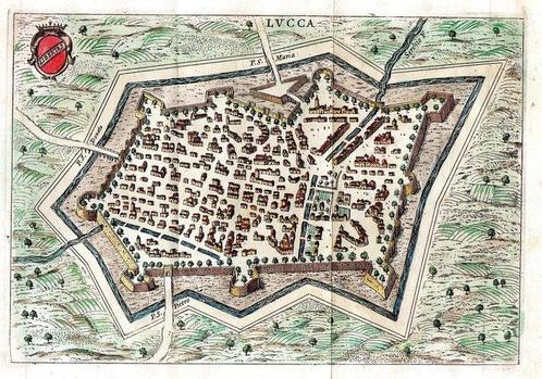 Italië - Lucca, Toscane; F. Scoto - Lucca - 1650, Boeken, Atlassen en Landkaarten