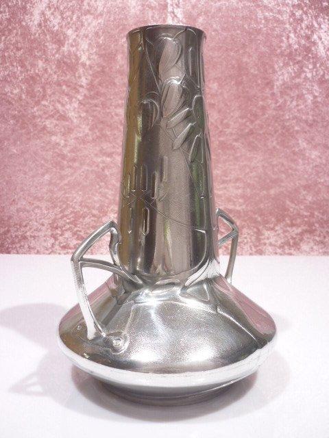 Urania - Art Nouveau Friedrich Adler - Vase - Étain, Antiek en Kunst, Kunst | Designobjecten