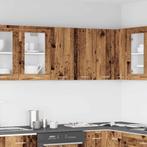 vidaXL Keukenwandkast Lyon 60x31x60 cm bewerkt hout oud hout, Huis en Inrichting, Verzenden, Nieuw