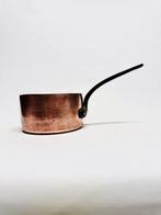 Pan - Koperen steelpan met gegoten ijzeren handvat - IJzer,