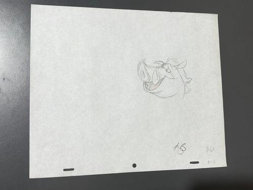 Walt Disney - Dessin animé original de Pumbaa - Timon &, Boeken, Strips | Comics