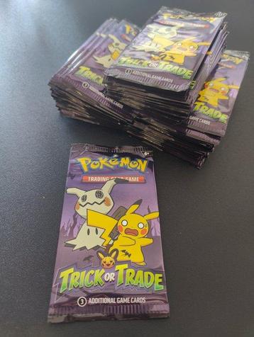 Pokémon - 50 Booster pack - Trick or Trade - Various sets beschikbaar voor biedingen