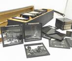 Glass slides 80x80mm ca. 1857-1888 in wooden box - Italy |, Nieuw