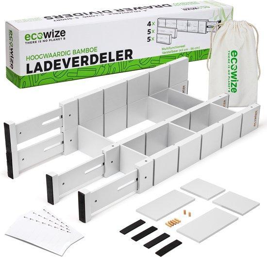 2dekans | Ecowize Luxe Lade Organizer - Ladeverdeler, Huis en Inrichting, Keuken | Keukenbenodigdheden, Ophalen of Verzenden