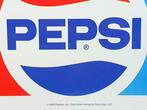 Pepsi - Reclamebord - Pepsi advertising sign. - Blik, Antiquités & Art