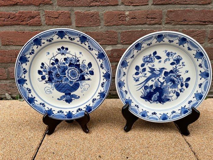 De Porceleyne Fles, Delft - Bord - Delft blauwe wandborden -, Antiek en Kunst, Antiek | Glaswerk en Kristal