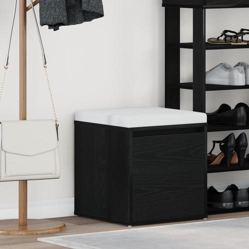 vidaXL Lade Blok Zwart Eiken 40,5x40x40 cm, Huis en Inrichting, Kasten | Overige, Nieuw, Verzenden