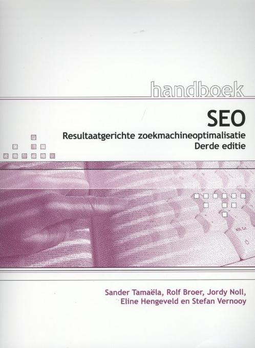 Handboek - Handboek SEO 9789059405578, Boeken, Informatica en Computer, Gelezen, Verzenden