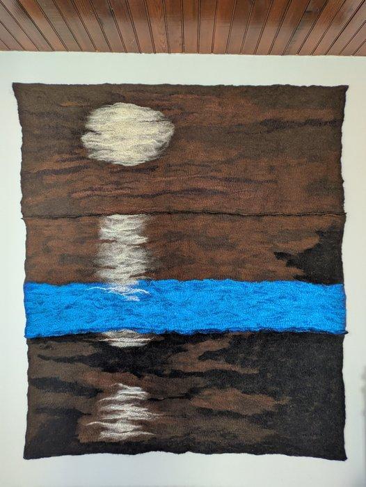 Woolart (XX) - Coucher de soleil, Antiquités & Art, Art | Peinture | Moderne