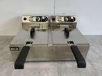 Friteuse double en acier inoxydable Friteuse 2 x 10 litres 2, Articles professionnels, Verzenden