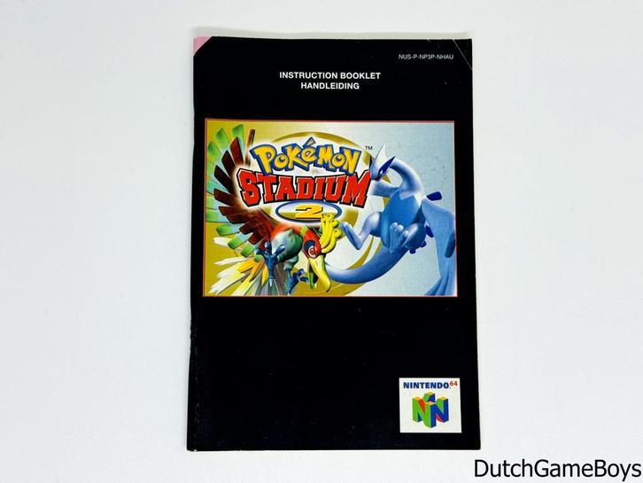 Nintendo 64 / N64 - Pokemon Stadium 2 - NHAU - Manual, Games en Spelcomputers, Games | Nintendo 64, Gebruikt, Verzenden