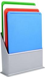 2dekans | Set Excellent Houseware snijplankenset met houder-, Huis en Inrichting, Keuken | Keukenbenodigdheden, Ophalen of Verzenden