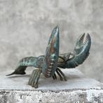 sculptuur, NO RESERVE PRICE - Bronze Patinated Lobster, Antiek en Kunst