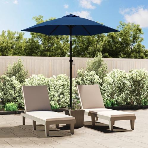 vidaXL Parasol 200x224 cm aluminium blauw, Tuin en Terras, Parasols, Nieuw, Verzenden