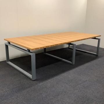 sTOFFEERDER Artifort vergadertafel zebrano blad, (bxd) beschikbaar voor biedingen