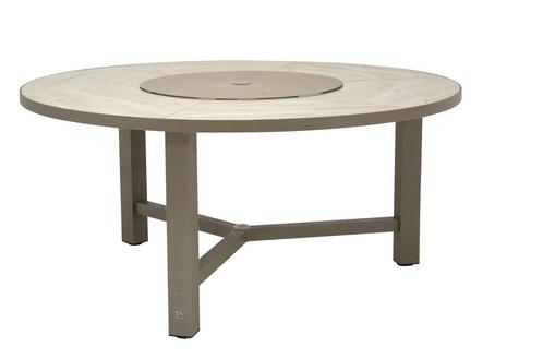 4 Seasons Outdoor Diva tafel rond Taupe SALE |, Jardin & Terrasse, Ensembles de jardin