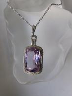 Zilver, Amethist - Ketting met hanger - Art Deco, Antiek en Kunst