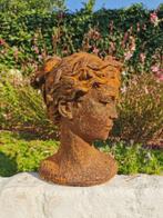 Beeldje - Lady bust - Gietijzer, Antiquités & Art