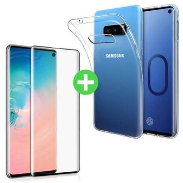 Samsung Galaxy S10e Transparant TPU Hoesje + Screen, Verzenden