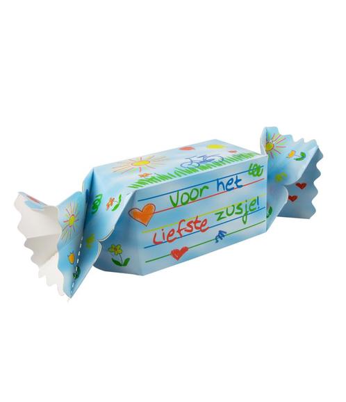 Geschenkdoosje Voor Zusje 26cm, Hobby en Vrije tijd, Feestartikelen, Nieuw, Verzenden