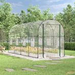 vidaXL Tuinkas 160x400x190 cm PVC en gepoedercoat staal, Tuin en Terras, Verzenden, Nieuw