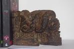 Twee ornamenten - Hout - India - 1800, Antiek en Kunst