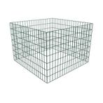 vidaXL Compostbak vierkant 100x100x70 cm mesh