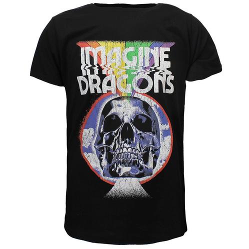 Imagine Dragons Rainbow Skull Burst T-Shirt - Officiële, Kleding | Heren, T-shirts