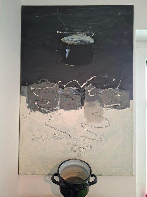 Douglas Swan (1930) - Dark Kitchen, Antiek en Kunst, Kunst | Schilderijen | Modern