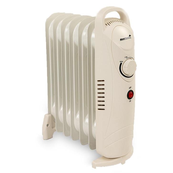 MaxxHome Olieradiator met Regelbare Thermostaat - 500W -..., Doe-het-zelf en Bouw, Verwarming en Radiatoren, Nieuw, Ophalen of Verzenden
