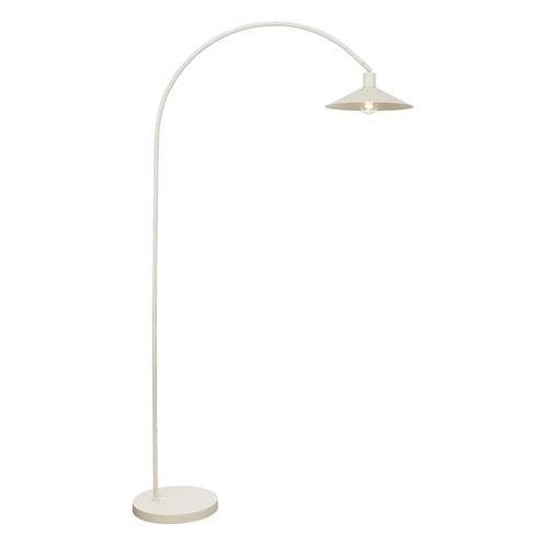 vloerlamp - wit metaal - met boog - hoogte 170 cm, Maison & Meubles, Lampes | Lampadaires, Envoi