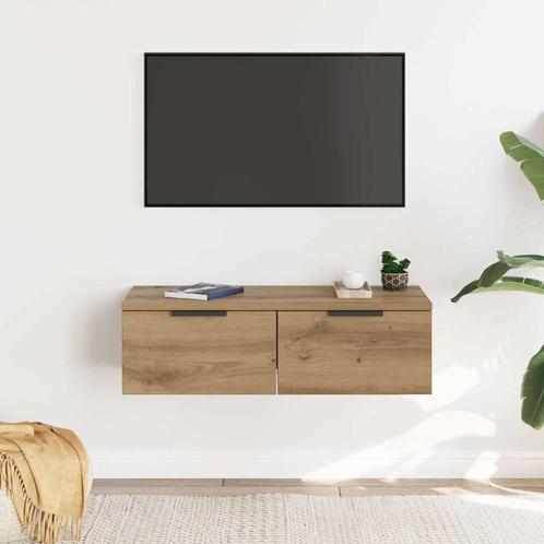 vidaXL Wandkast 68x30x20 cm bewerkt hout artisanaal, Huis en Inrichting, Kasten | Overige, Nieuw, Verzenden
