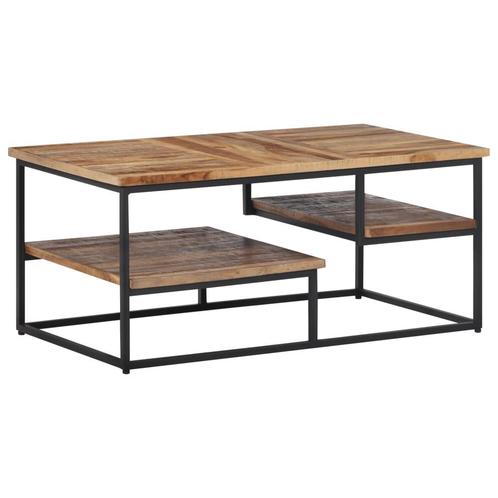 vidaXL Salontafel 90x50x39 cm massief gerecycled teakhout, Huis en Inrichting, Kasten |Televisiemeubels, Nieuw, Verzenden