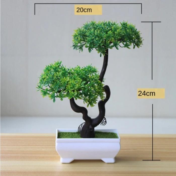 Kunst Bonsai Boom - Planten Nep Plant Plastic Decoratie, Huis en Inrichting, Woonaccessoires | Kunstplanten en Kunstbloemen, Nieuw