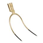 Fourche à paille pour balles rondes 2 dents 26 x 13cm -