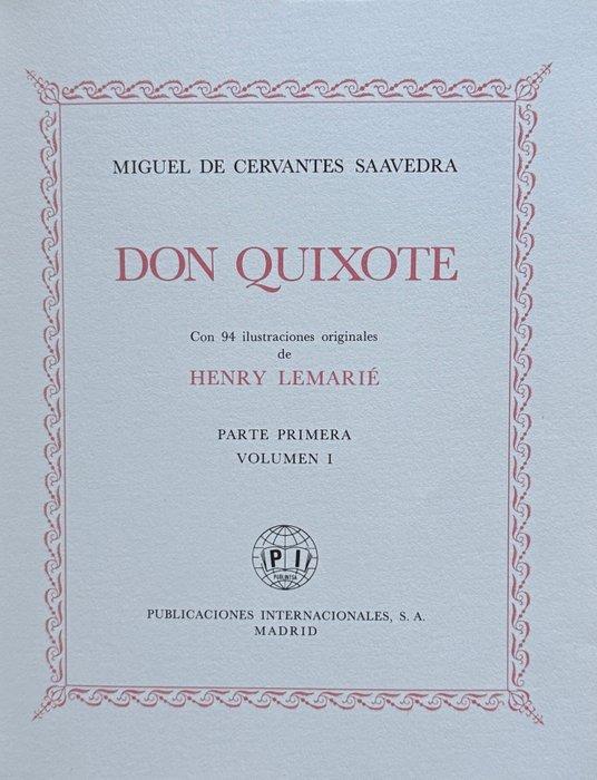 Miguel de Cervantes Saavedra / Henry Lemarié - Don Quixote -, Antiek en Kunst, Antiek | Boeken en Manuscripten