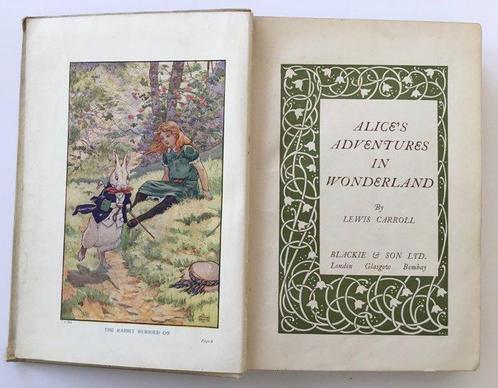 Lewis Carroll, Frank Adams - Alice in Wonderland - 1918, Antiek en Kunst, Antiek | Boeken en Manuscripten