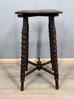 Elegante houten plantentafel – stijlvol, slank en tijdloos -, Antiek en Kunst