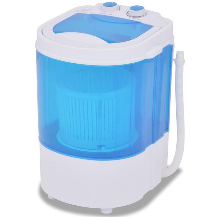 vidaXL Mini wasmachine met enkele trommel 2,6 kg, Elektronische apparatuur, Wasmachines, Nieuw, Verzenden