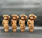 sculptuur, Cariatides Artisanales en Bois Exotique - Style