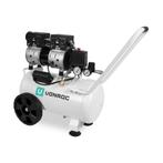 Stille Compressor – 57,5dB | 24 L - Olievrij – 750W - Wit, Doe-het-zelf en Bouw, Compressors, Verzenden, Nieuw