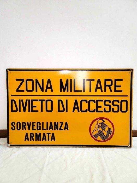 Verkeersbord - Verkeersbord - Metaal, Antiek en Kunst, Antiek | Wandborden en Tegels