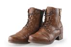 Mustang Veterboots in maat 38 Cognac | 5% extra korting, Overige kleuren, Verzenden, Overige typen, Zo goed als nieuw
