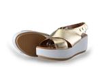 Nelson Sandalen in maat 38 Goud | 5% extra korting, Kleding | Dames, Overige kleuren, Verzenden, Sandalen of Muiltjes, Nelson