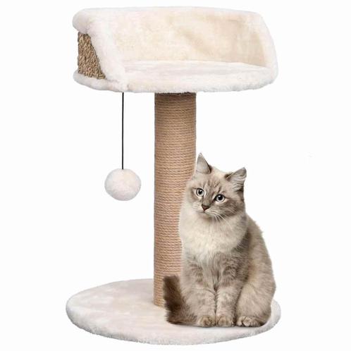 vidaXL Kattenboom met mandje 49 cm zeegras, Dieren en Toebehoren, Katten-accessoires, Nieuw, Verzenden