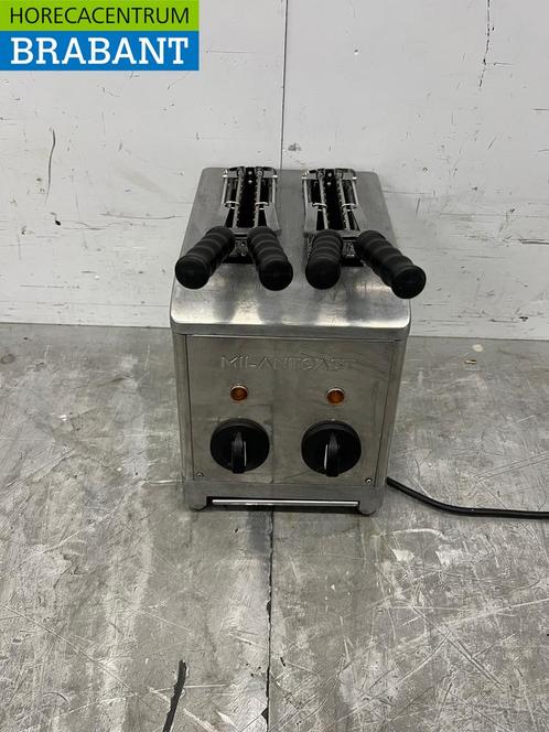 Grille-pain double Milantoast en acier inoxydable 2 tranches, Zakelijke goederen, Horeca | Overige, Verzenden