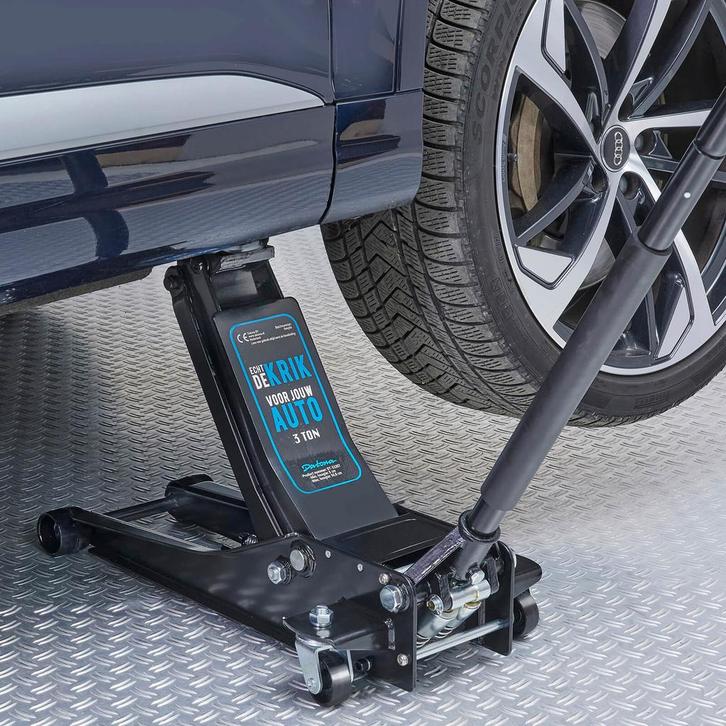 Datona Extra lage krik met snellift - 3 ton - Datona -, Auto diversen, Krikken, Ophalen of Verzenden