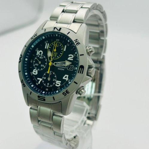 Seiko - chronograph - Sans Prix de Réserve - Homme -, Handtassen en Accessoires, Horloges | Antiek